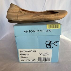 Antonio Melani Women's Tan Ballet Flats